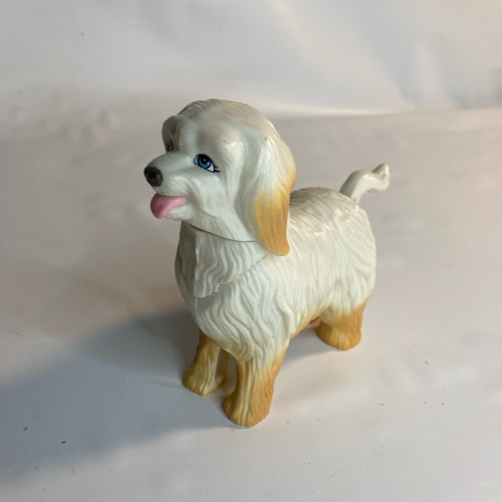 Barbie Dog Tika Doll Clean Up Pup Puppy Only Tan Sheep Dog Moves